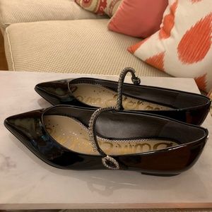 Sam Edelman Rally Crystal Mary Jane Pointed Toe Flats